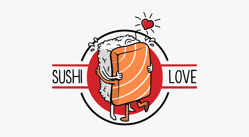 Kiss, Sushi, And Cute Image - Sushi Love, HD Png Download