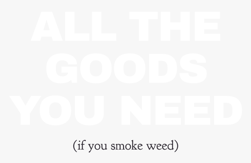 All The Goods You Need - Parallel, HD Png Download