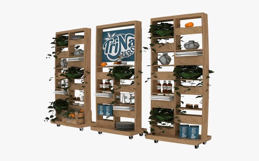 Muebles Trina - Shelf, HD Png Download