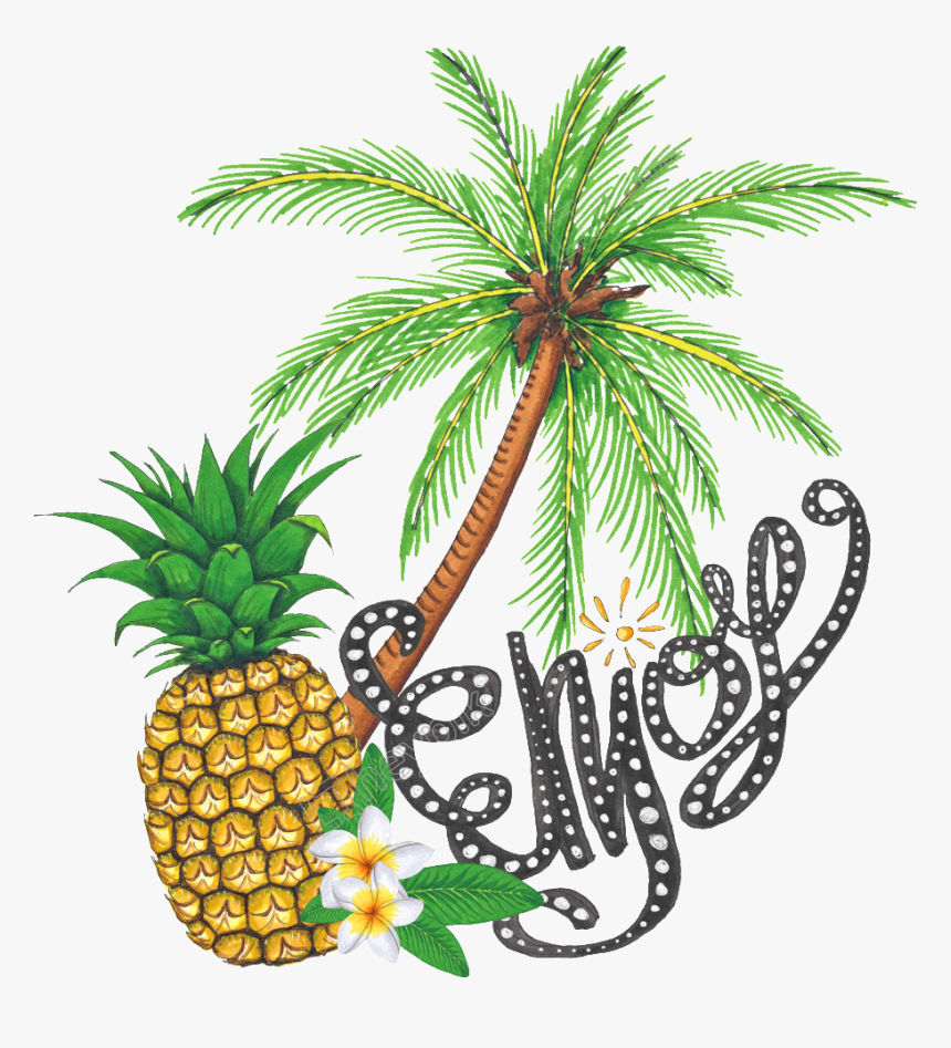 Drawn Pineapple Transparent - Portable Network Graphics, HD Png Download