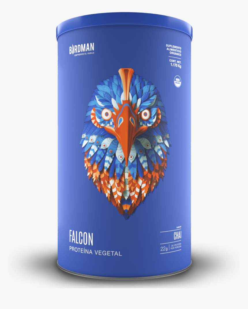 Falcon Protein Chai - Vegan Protein Birdman, HD Png Download