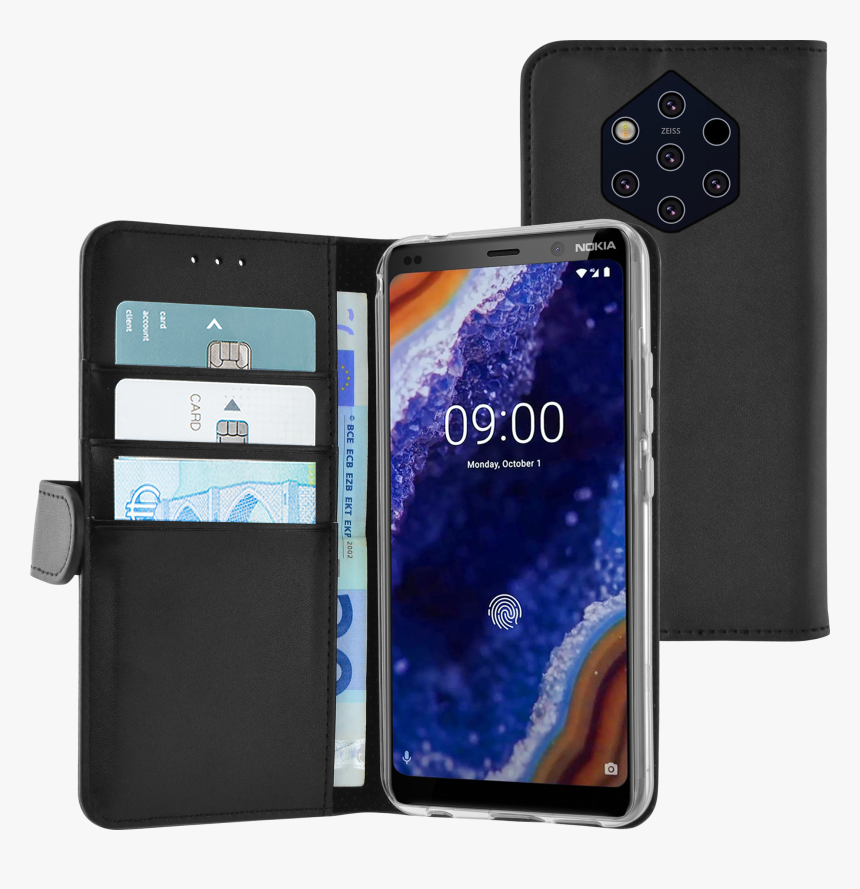 Azuri Walletcase Magnetic Closure & Cardslots - Nokia 9 Pureview, HD Png Download