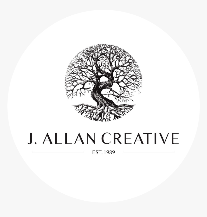 Allan Creative Logo With Text Circle - Tattoo, HD Png Download