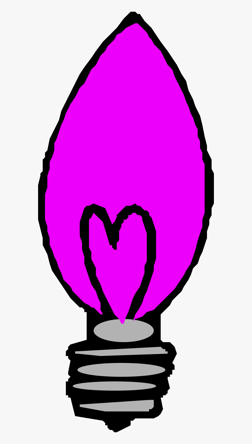 Light Bulb Pointed Vector Clip Art - Pointy Light Bulb Drawing, HD Png Download