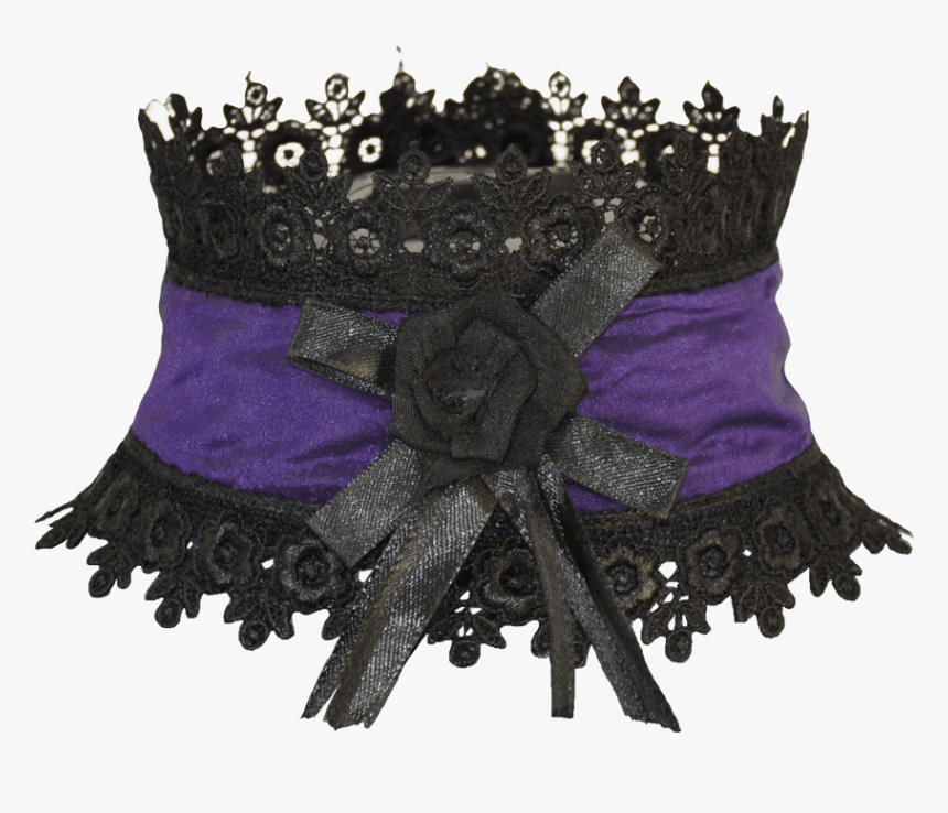 Gothic Lace Choker - Lace, HD Png Download