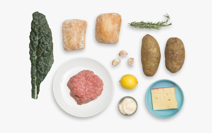 Trattoria Style Cheeseburgers With Crispy Rosemary - Patty, HD Png Download