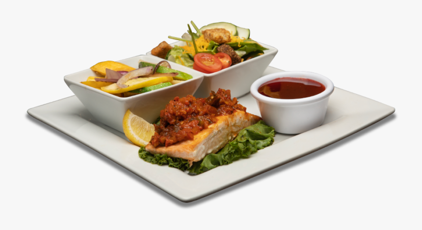 Grilled Salmon - Plate Lunch, HD Png Download