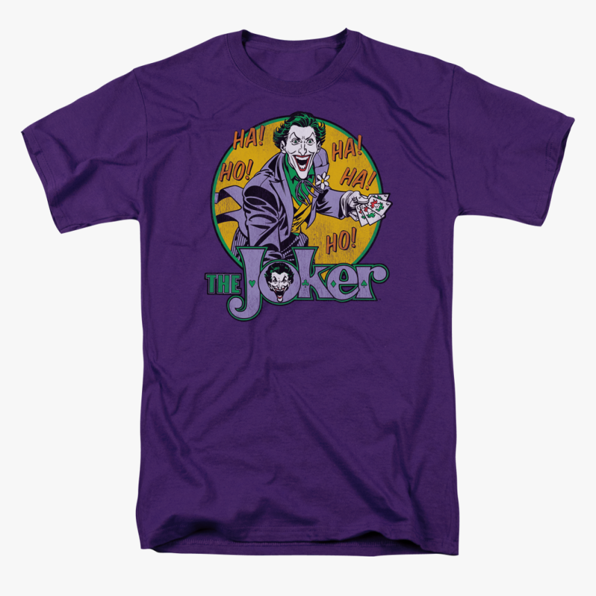 Laughing Joker Batman T-shirt - Joker, HD Png Download