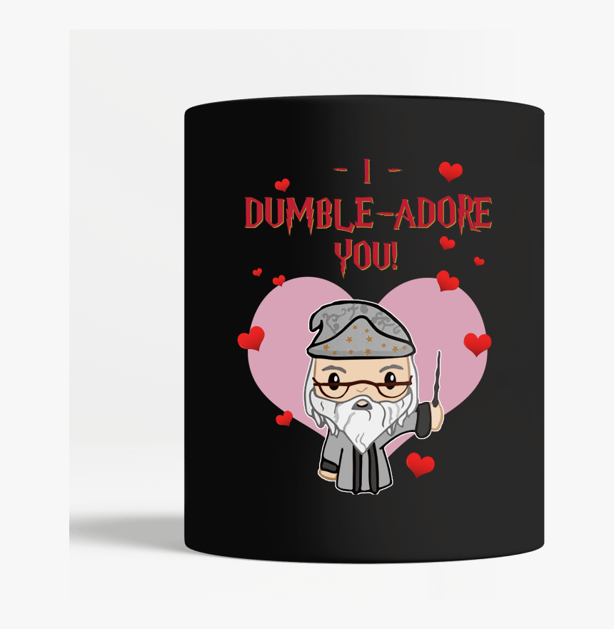 Black Mug Center - Cartoon, HD Png Download