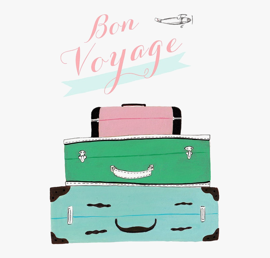 Transparent Maleta Png - Bon Voyage Car Clipart, Png Download
