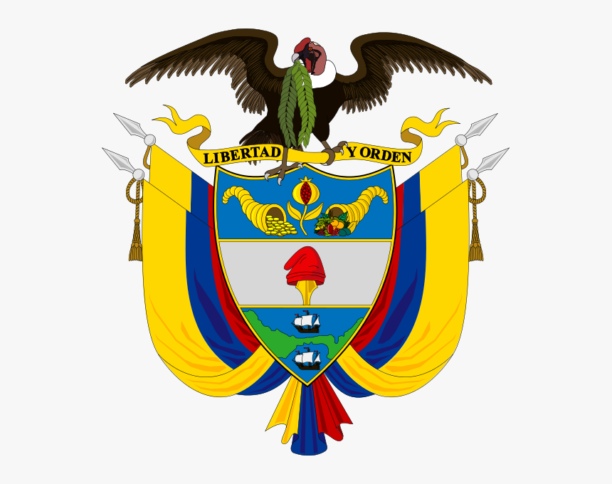 Coat Of Arms Of Colombia - Colombia Coat Of Arms, HD Png Download