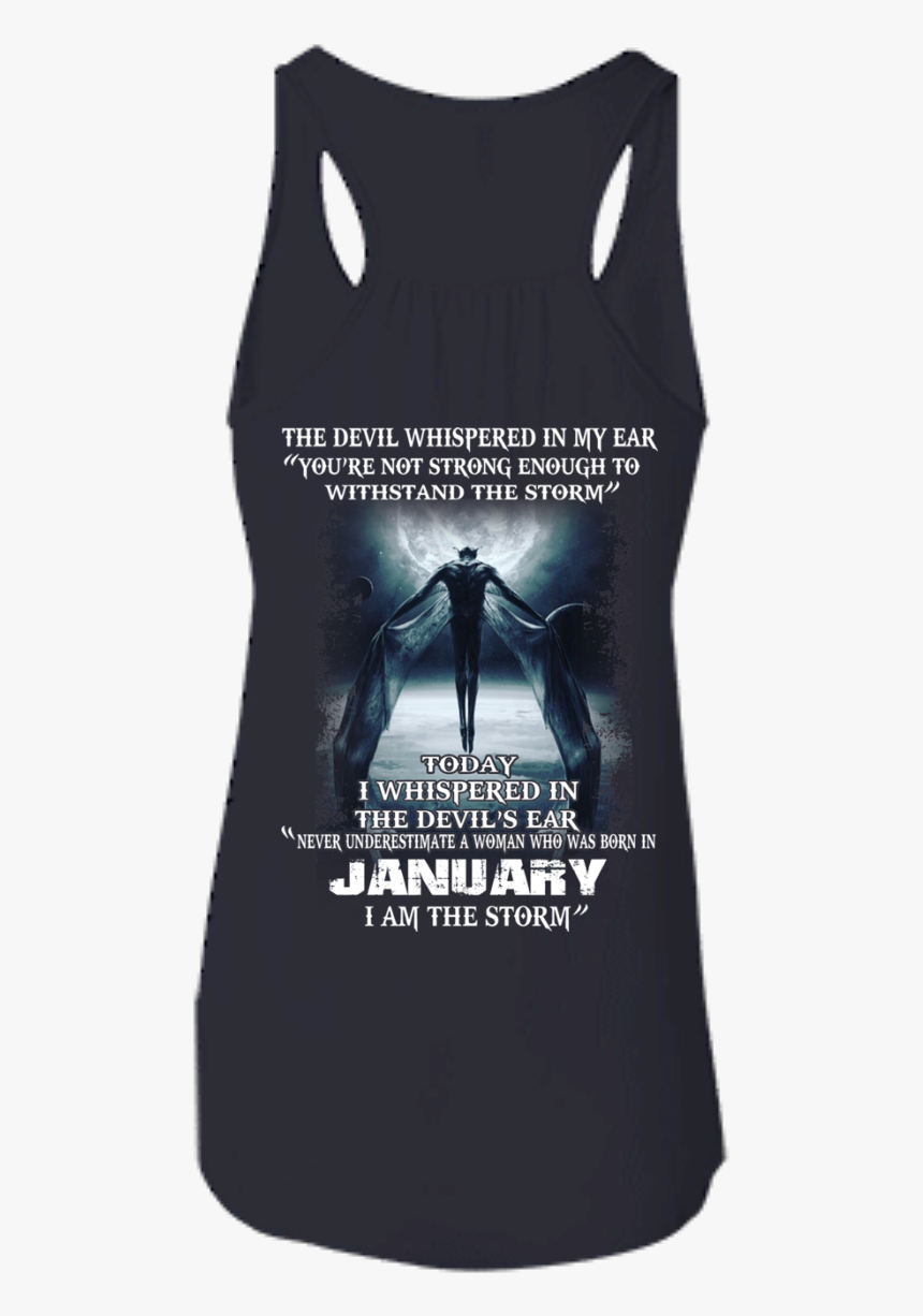 Devil Whispered Never Underestimate A Woman Who Was - Active Tank, HD Png Download