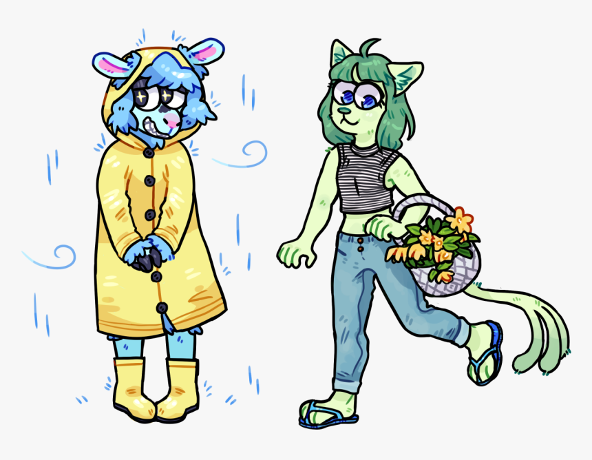April Showers May Flowers - Cartoon, HD Png Download