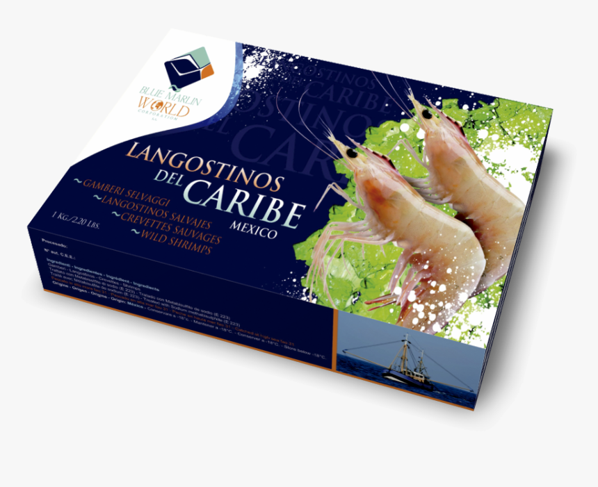 Design Box For Shrimp And Seafood - Meat, HD Png Download
