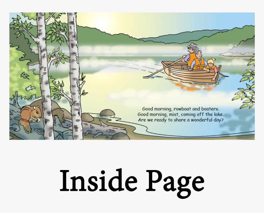 Good Night Lake - Cartoon, HD Png Download