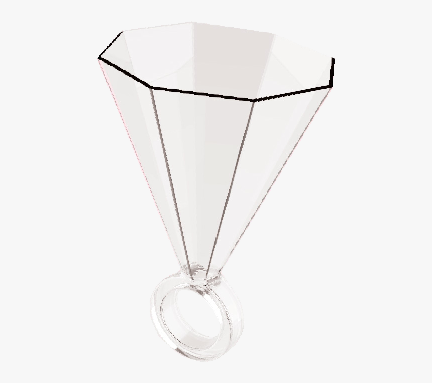 Bling Ring Clear Shot Glass - Locket, HD Png Download