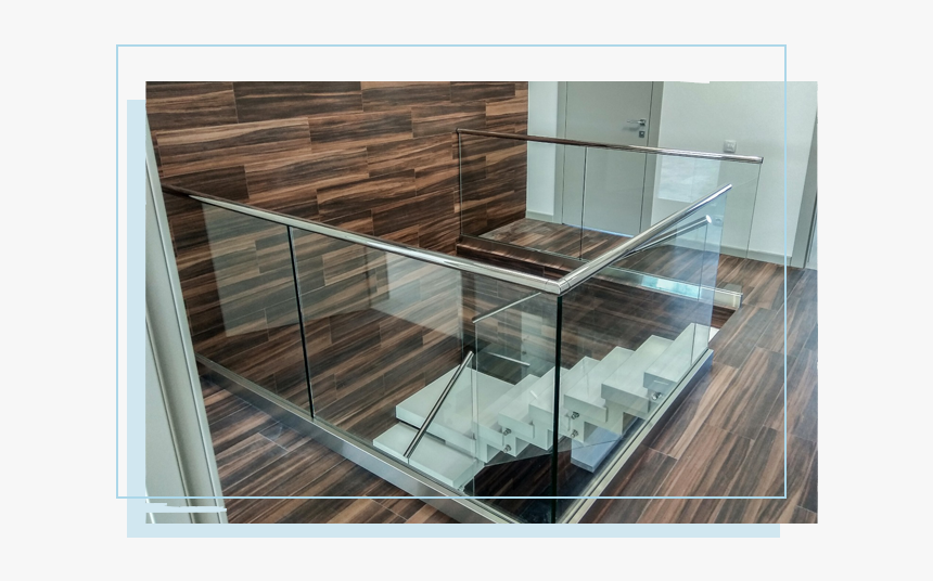 Extra Clear Glass - Handrail, HD Png Download