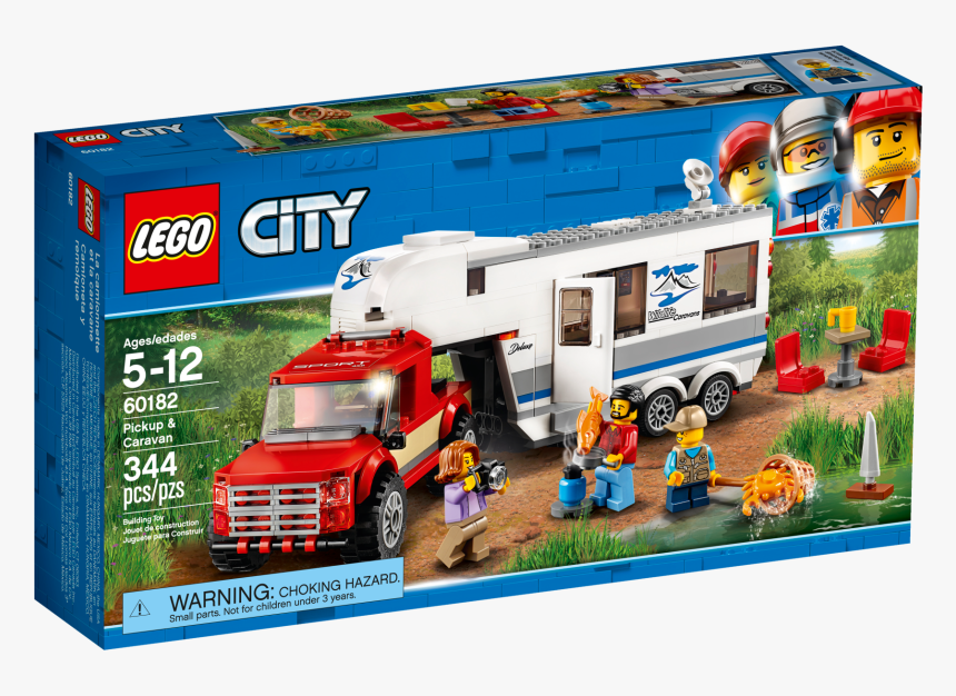 Lego City Pickup & Caravan, HD Png Download