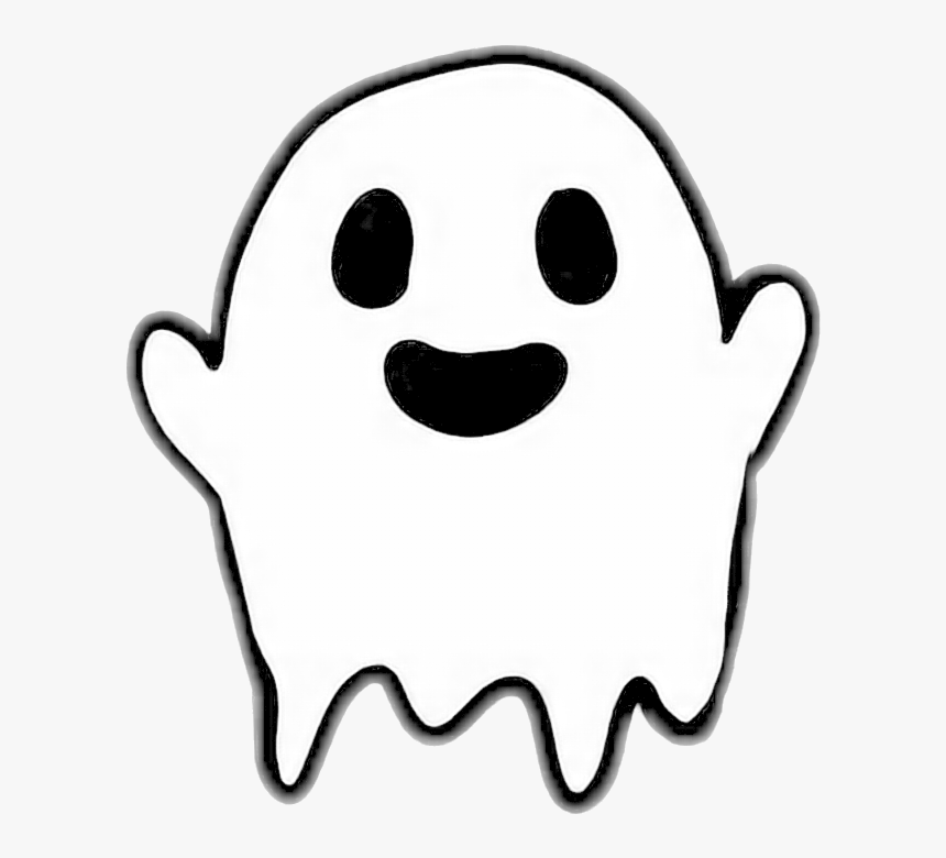 Cute Ghost Boo Cuttieghost Ghosts Clipart Transparent - Ghost Cute Png, Png Download