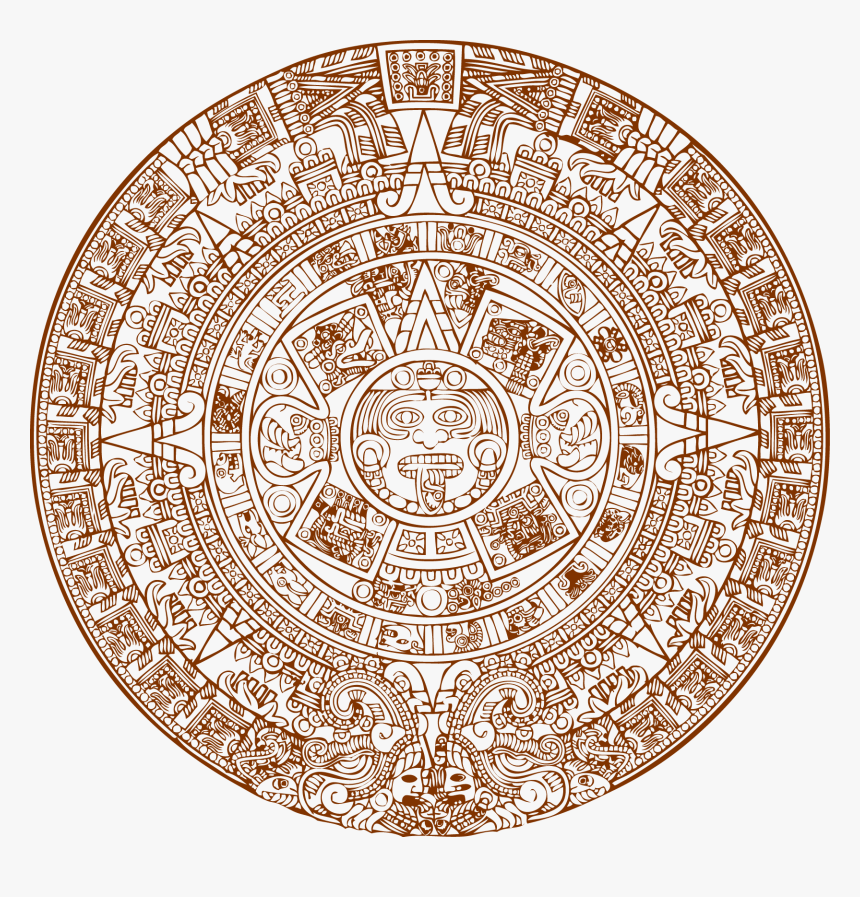 La Rueda Del Tiempo - Aztec Sun Stone, HD Png Download