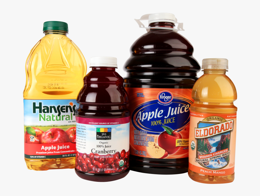Custom Cut And Stack Bottle Labels For Fruit Juices - Plastic Bottle, HD Png Download