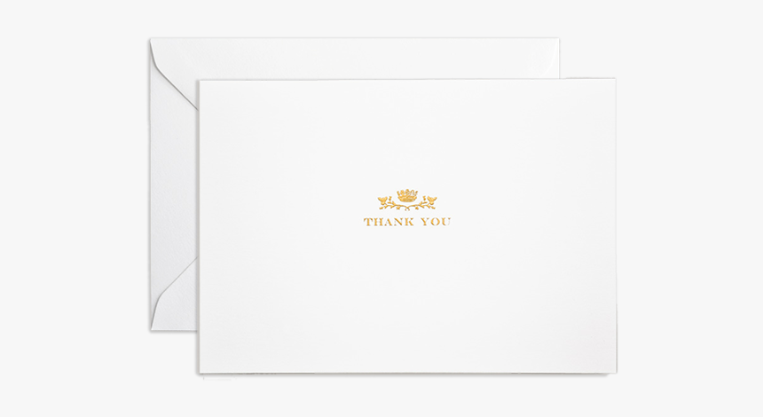 Thank You Card Gold - Envelope, HD Png Download