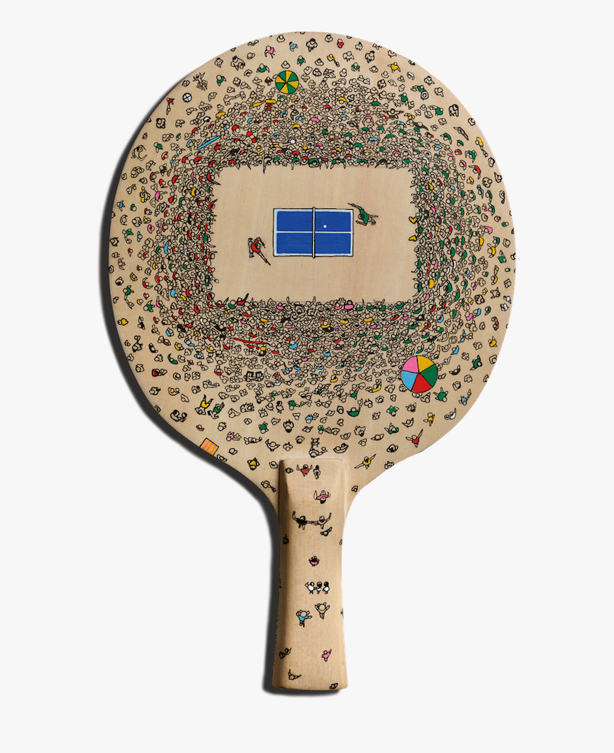The Art Of Ping Pong - Table Tennis Racket, HD Png Download