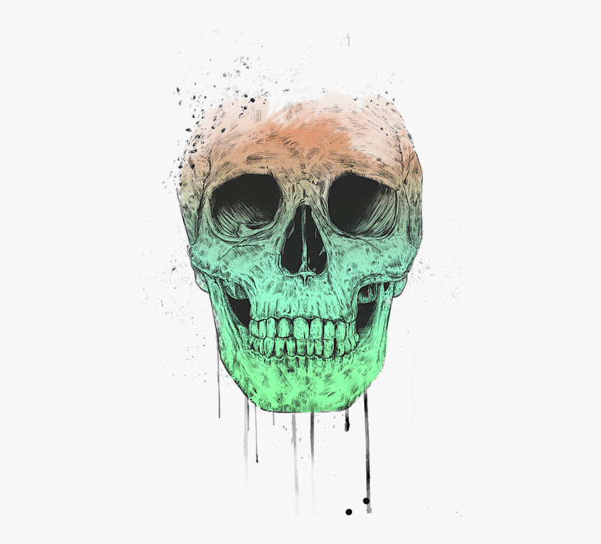 Pop Art Skull, HD Png Download
