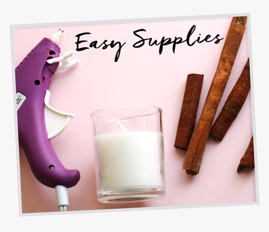 3 Simple Diy Christmas Candle Holder Projects Easy-supplies - Hemp Milk, HD Png Download