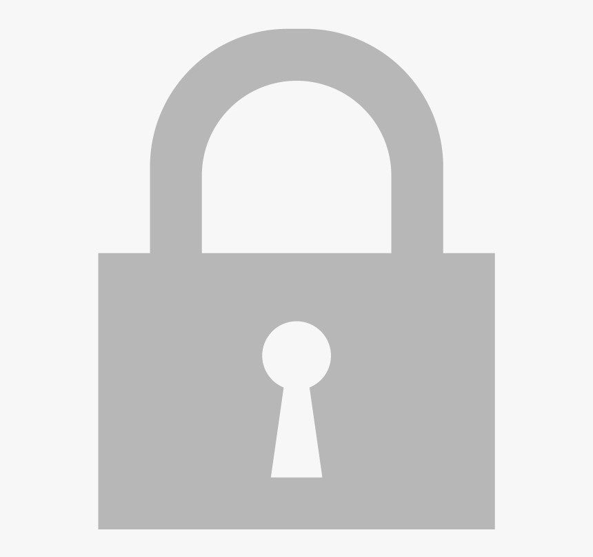 Icono Candado Blanco Png, Transparent Png