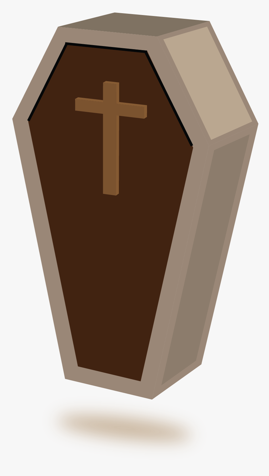 Halloween Clipart Coffin - Cross, HD Png Download , Transparent Png