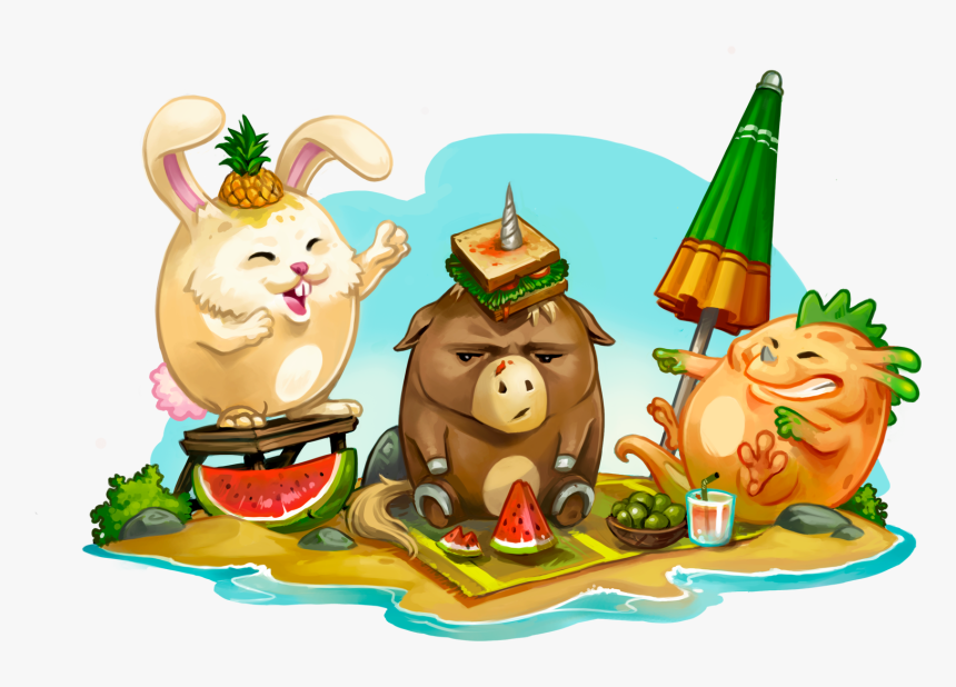 Bitcrystals Announces Upcoming Presale Of Yummy Characters - Cartoon, HD Png Download