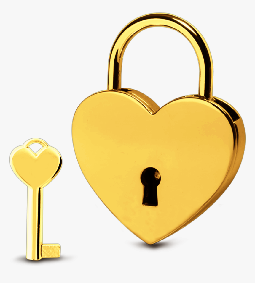 #lock #candado #padlock #cerradura #key #llave #heart - Heart, HD Png Download