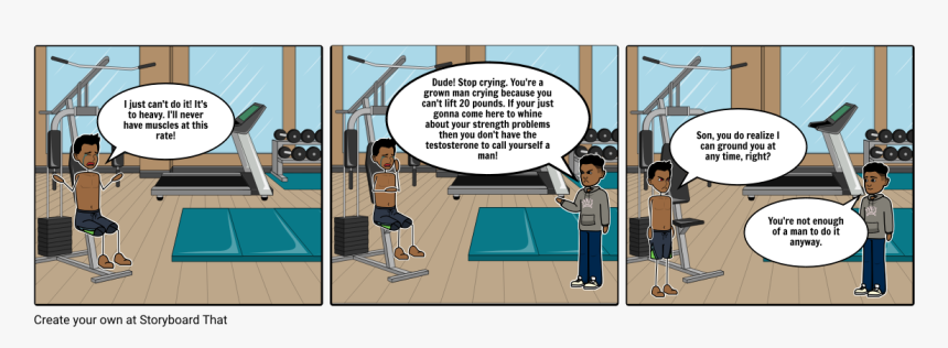 Storyboard For Fitness Gym, HD Png Download