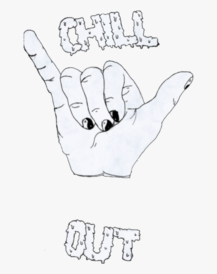 Chill, Chill Out, And Out Image - Frases De Chill Out, HD Png Download