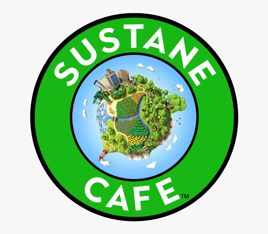 Sustane Cartoon Planet Logo V7 Cropped Tight - Circle, HD Png Download