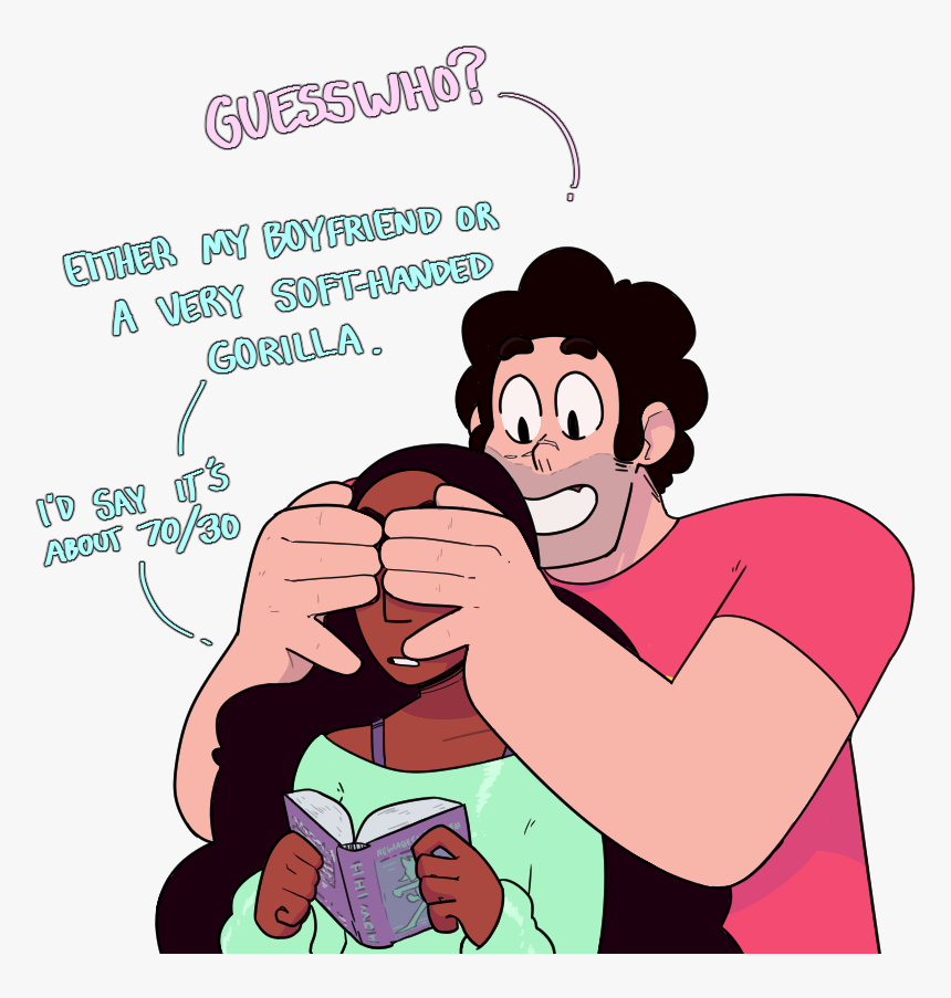 Etther My Boyfriend Or A Very Soft-handed Gorilla 0 - Connie Maheswaran Y Steven Universe, HD Png Download