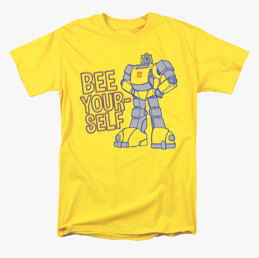 Bee Yourself Bumblebee Transformers T-shirt - Active Shirt, HD Png Download