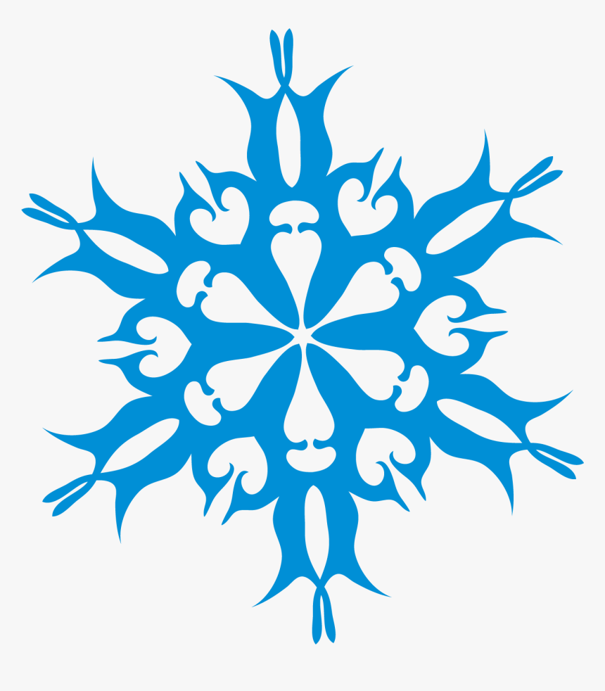 Orange Snowflake Transparent, HD Png Download