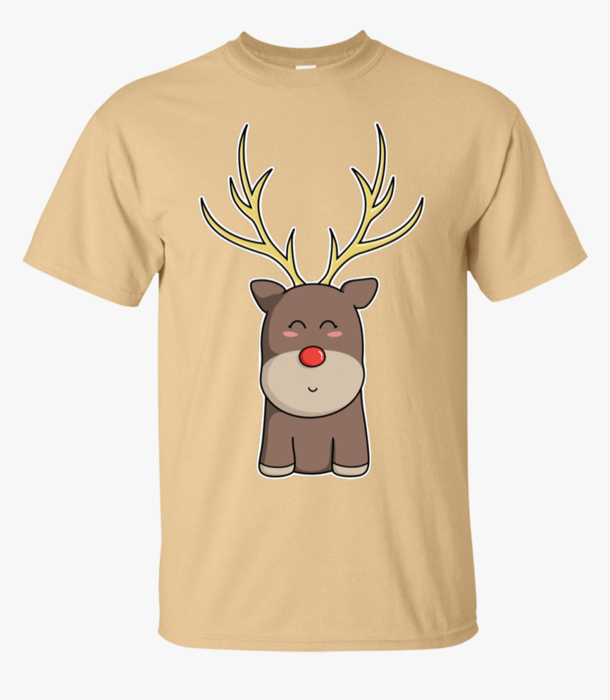 Kawaii Christmas Reindeer T-shirt - Space Force Joe Rogan T Shirt, HD Png Download
