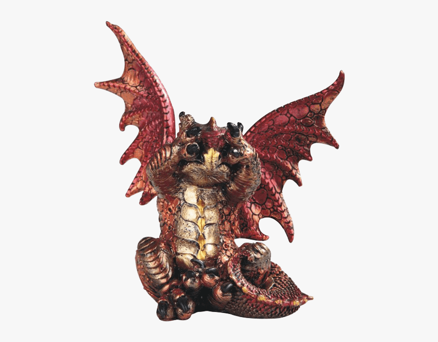See No Evil Dragon Statue - Dragon, HD Png Download