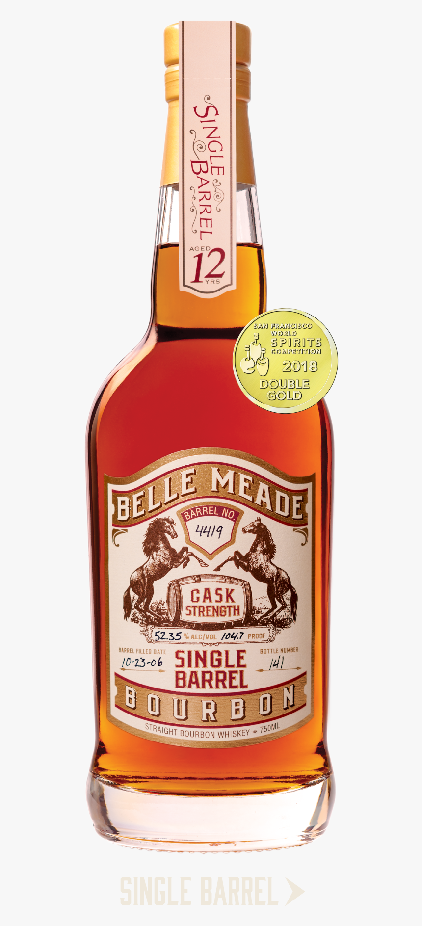 Belle Meade Bourbon Single Barrel, HD Png Download , Transparent Png