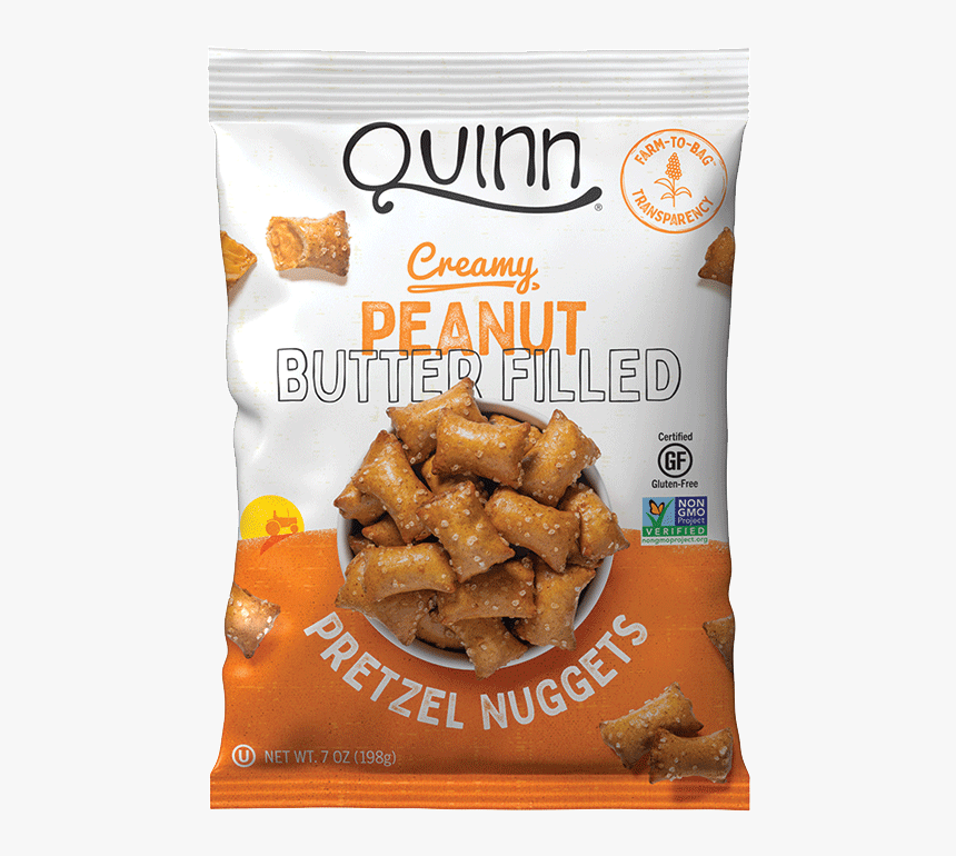 Quinn Peanut Butter Filled Pretzels, HD Png Download