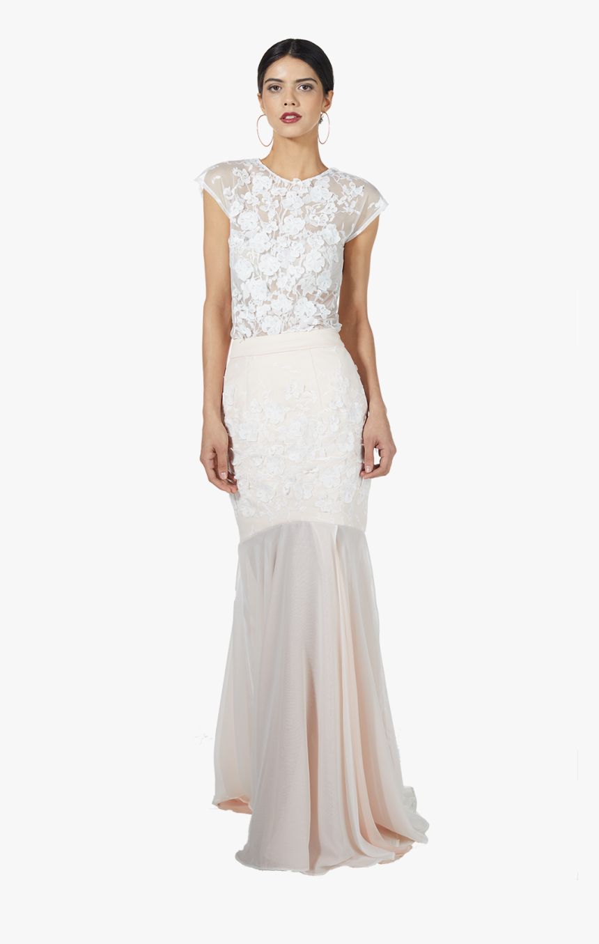 Home / The Scandi / Lace Wedding Skirt Bloom - Gown, HD Png Download