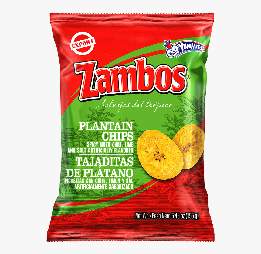 Zambos Plantain Chips Spicy With Chili, HD Png Download