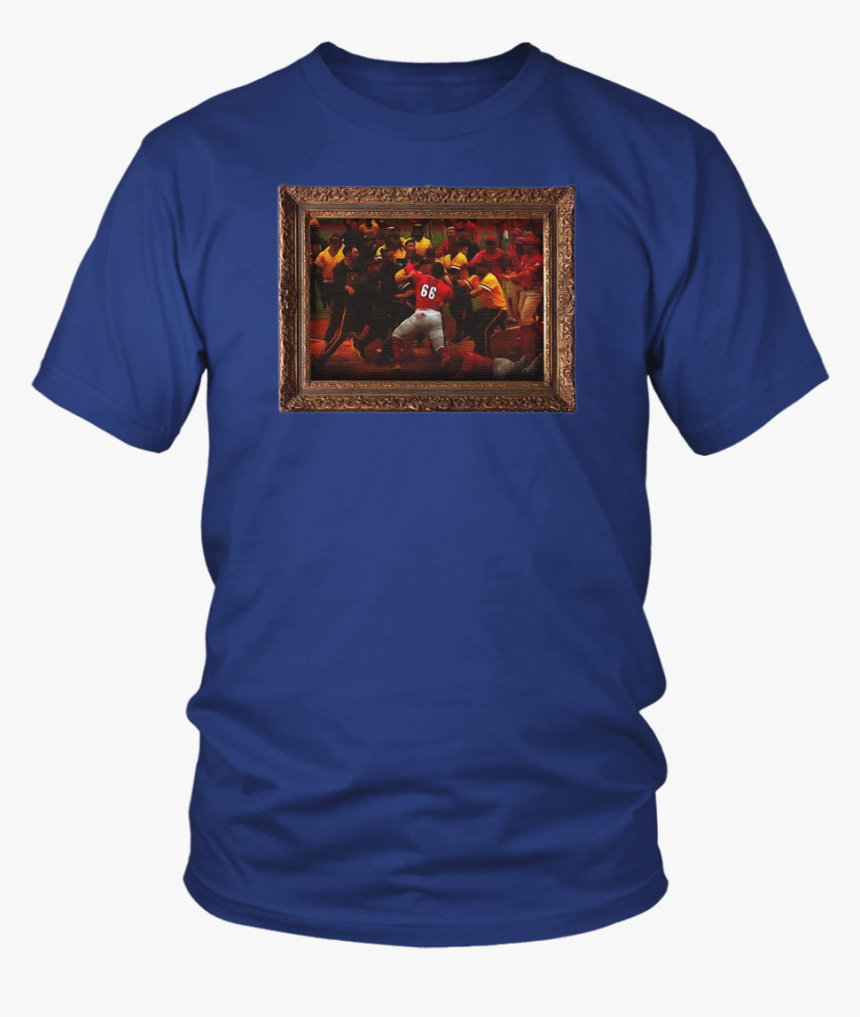 Yasiel Puig Fighting The Pirates Cincinnati Reds T-shirt - T-shirt, HD Png Download