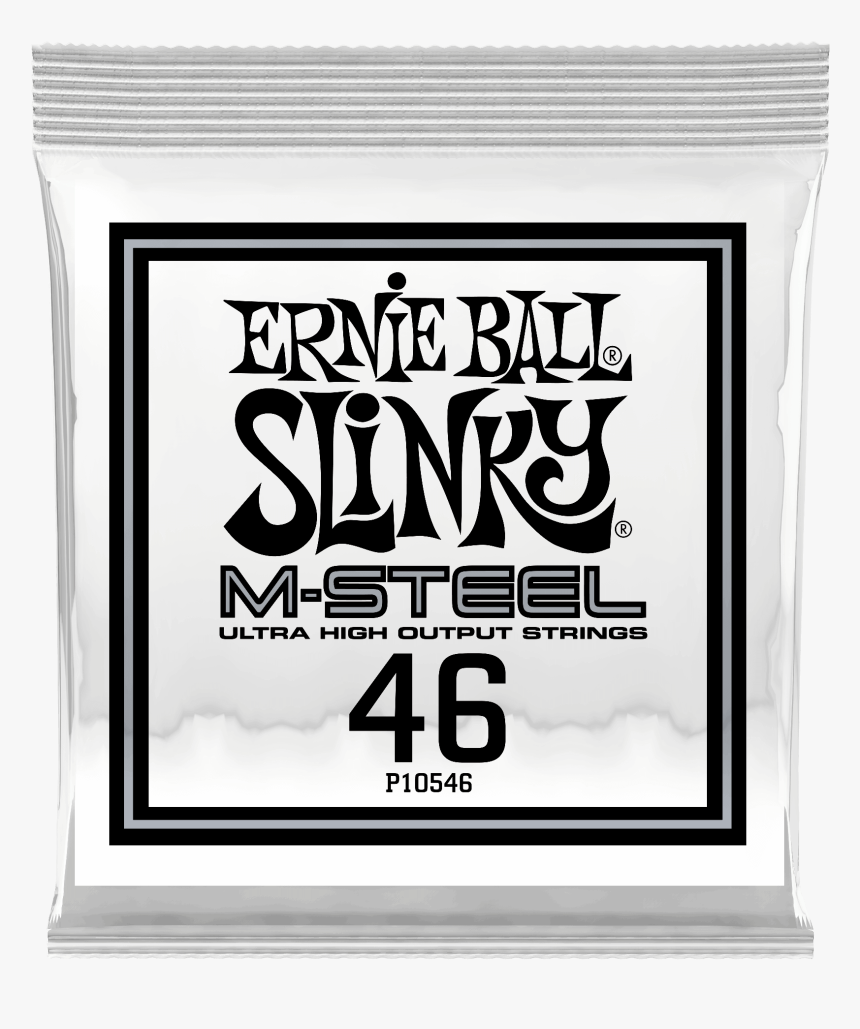 046 M-steel Wound Electric Guitar Strings 6 Pack Thumb - Ernie Ball, HD Png Download
