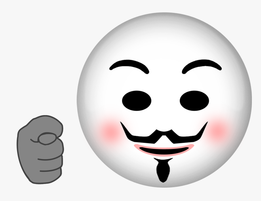 Emoticon Anonymous, HD Png Download
