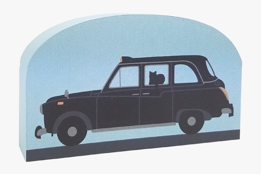 Black Taxi Cab Of London Handcrafted In Wood By The - Austin Fx4, HD Png Download