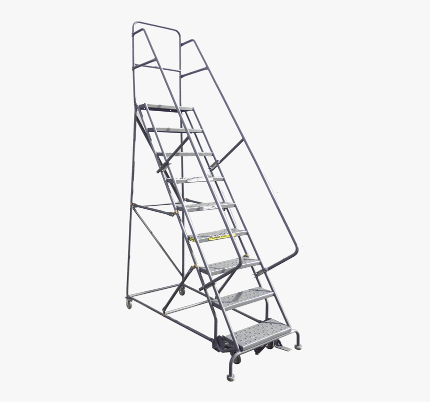Rolling Step Ladder Safety Osha, HD Png Download , Transparent Png